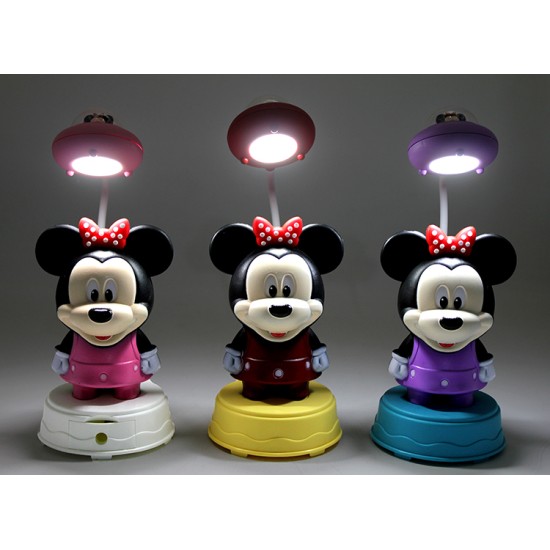 Mickey Mouse Masa Üstü Lamba USB Şarjlı Model 1 Mickey Mouse Masa Üstü Lamba USB Şarjlı Model 1