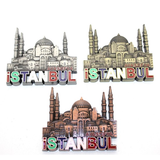 İstanbul Temalı Metal Magnet Model 6 İstanbul Temalı Metal Magnet Model 6