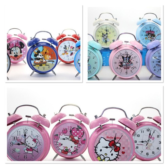 Kuromi, Hello Kitty, Mickey Mouse Masa Üstü Çalar Saat Kuromi, Hello Kitty, Mickey Mouse Masa Üstü Çalar Saat