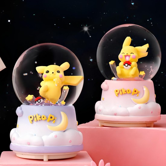 Pokemon Üflemeli Işıklı Müzikli Kar Küresi Orta Boy Pokemon Üflemeli Işıklı Müzikli Kar Küresi Orta Boy