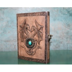 Taşlı Deri Defter Model 8