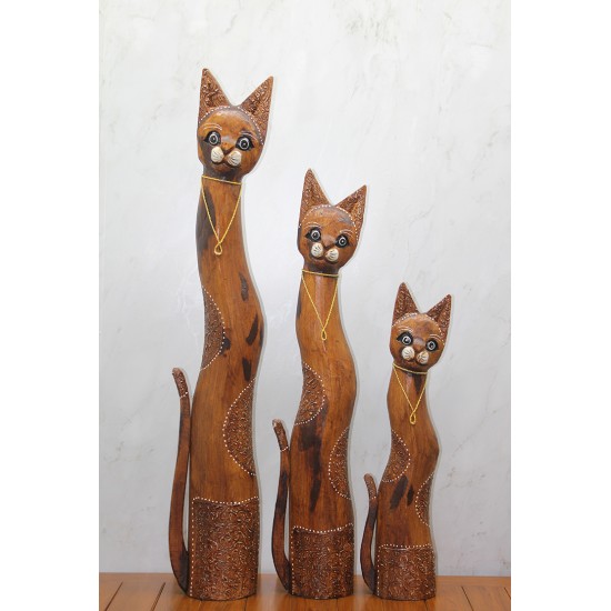 Ahşap 3'lü Kedi Seti 1 Metre Model 1 Ahşap 3'lü Kedi Seti 1 Metre Model 1