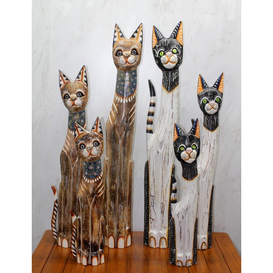 Ahşap 3'lü Kedi Seti 1 Metre Model 3 Ahşap 3'lü Kedi Seti 1 Metre Model 3