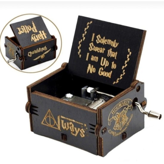 Harry Potter Ahşap Çevirmeli Müzik Kutusu Harry Potter Ahşap Çevirmeli Müzik Kutusu
