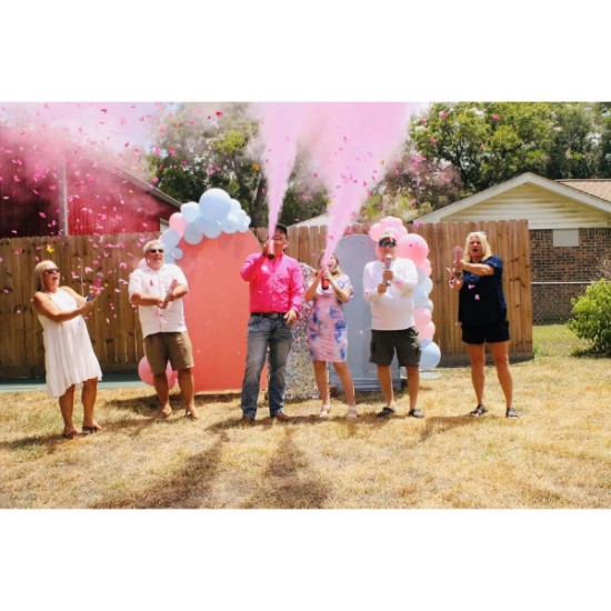 Cinsiyet Tüpü - Gender Reveal Partisi Tüpü Pembe Renk Cinsiyet Tüpü - Gender Reveal Partisi Tüpü Pembe Renk
