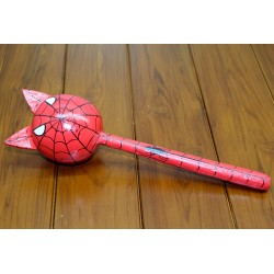 Ahşap Kedili Spiderman Marakas Tekli
