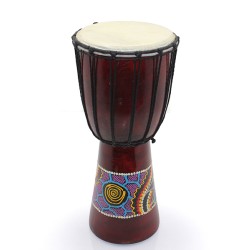 Batikli Ahşap Darbuka 30 Cm