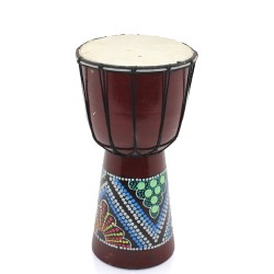 Batikli Ahşap Darbuka 25 Cm