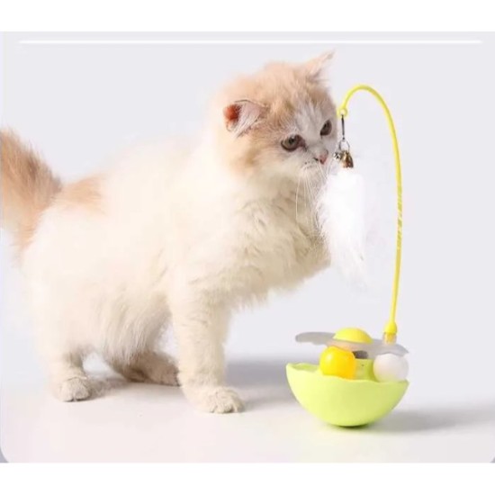 Zilli Kedi Otlu Hacıyatmaz Oyuncağı Zilli Kedi Otlu Hacıyatmaz Oyuncağı