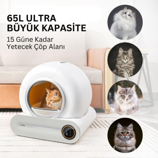 Akıllı Otomatik Kedi Tuvaleti Akıllı Otomatik Kedi Tuvaleti