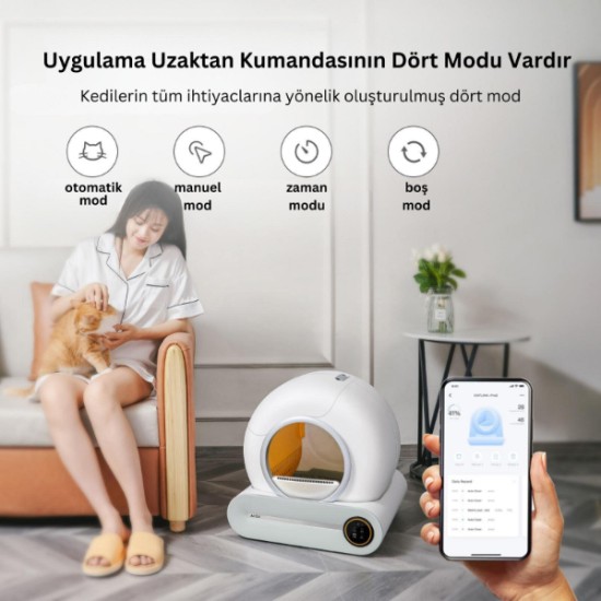 Akıllı Otomatik Kedi Tuvaleti Akıllı Otomatik Kedi Tuvaleti