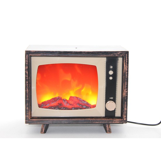TV Tasarımlı Ledli Şömine Lamba TV Tasarımlı Ledli Şömine Lamba