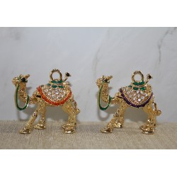 Swarovski Taşlı Minik Figür - Deve