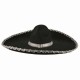 Sombrero Meksika Şapkası Gümüş Şeritli Yetişkin Boy Sombrero Meksika Şapkası Gümüş Şeritli Yetişkin Boy