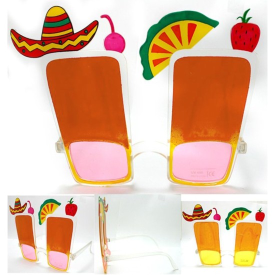 Sombrero Hawaii Fiesta Meyve Figürlü Gözlük Sombrero Hawaii Fiesta Meyve Figürlü Gözlük