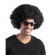 Siyah Renk Kıvırcık Afro Bonus Parti Peruğu Siyah Renk Kıvırcık Afro Bonus Parti Peruğu