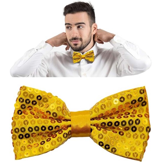 Altın Payetli Pullu Papyon Altın Payetli Pullu Papyon