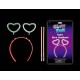 Glow Stick Karanlıkta Yanan Fosforlu Kalp Taç 12 Adet Glow Stick Karanlıkta Yanan Fosforlu Kalp Taç 12 Adet