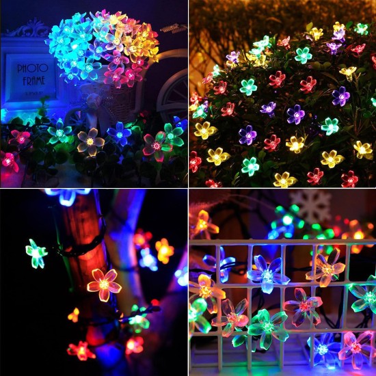 Solar 5m 50 Led Papatya RGB 8 Fonksiyonlu Solar 5m 50 Led Papatya RGB 8 Fonksiyonlu