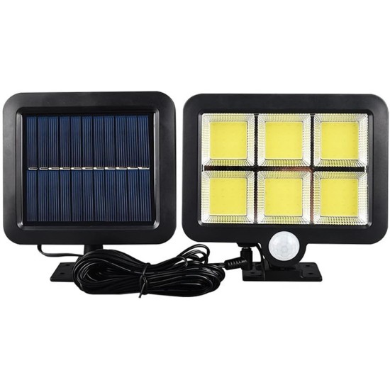 120 Cob Led Solar Panelli 3 Modlu Duvar Lambası 120 Cob Led Solar Panelli 3 Modlu Duvar Lambası