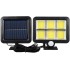 120 Cob Led Solar Panelli 3 Modlu Duvar Lambası