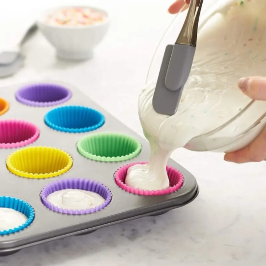 12'li Silikon Muffin Kalıbı 12'li Silikon Muffin Kalıbı