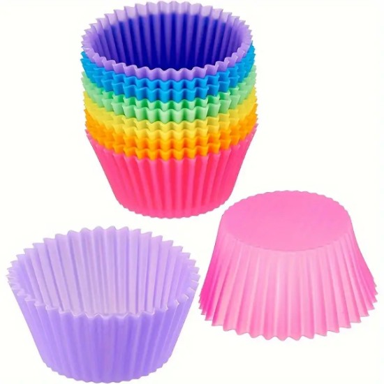 12'li Silikon Muffin Kalıbı 12'li Silikon Muffin Kalıbı