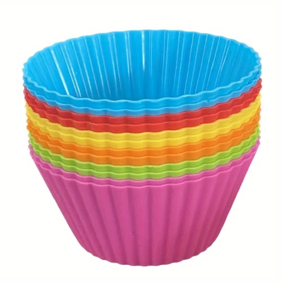 12'li Silikon Muffin Kalıbı 12'li Silikon Muffin Kalıbı