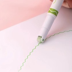 Şekilli Desen Baskılı 6'lı Kalem Seti