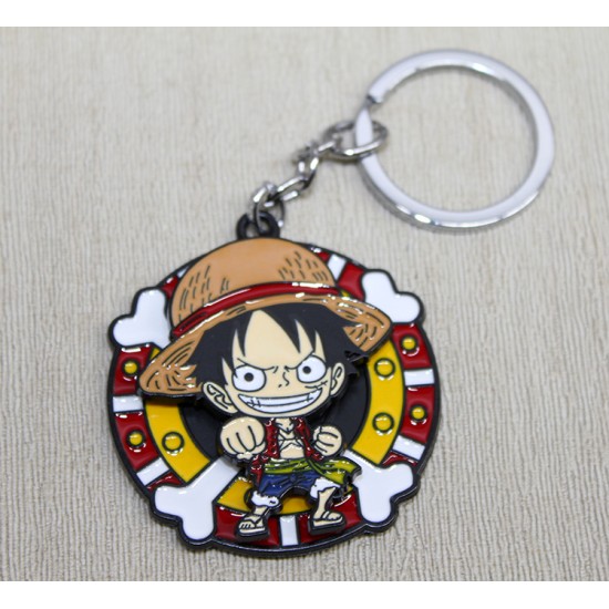 Metal Dönen Luffy Anahtarlık Metal Dönen Luffy Anahtarlık