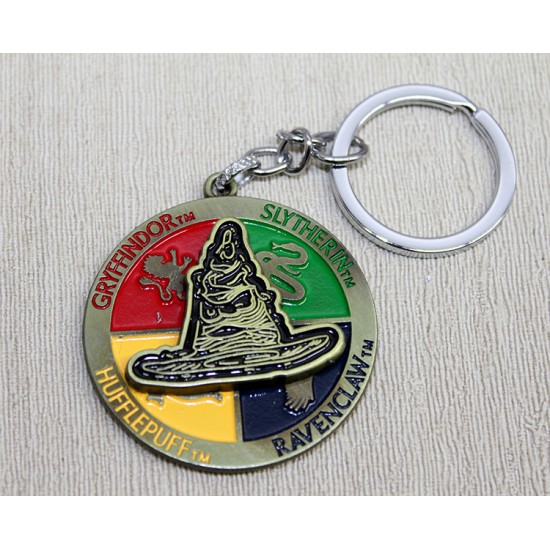 Metal Dönen Harry Potter Seçmen Şapka Anahtarlık Metal Dönen Harry Potter Seçmen Şapka Anahtarlık