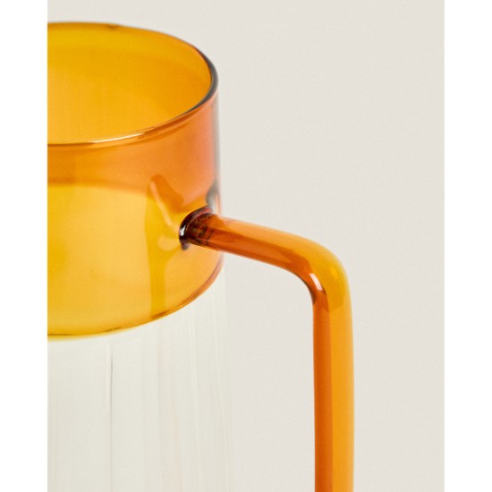 Turuncu Detaylı Cam Sürahi 1600 ml Turuncu Detaylı Cam Sürahi 1600 ml