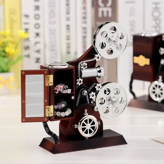 Film Makinesi Tasarımlı Müzik Kutusu Film Makinesi Tasarımlı Müzik Kutusu
