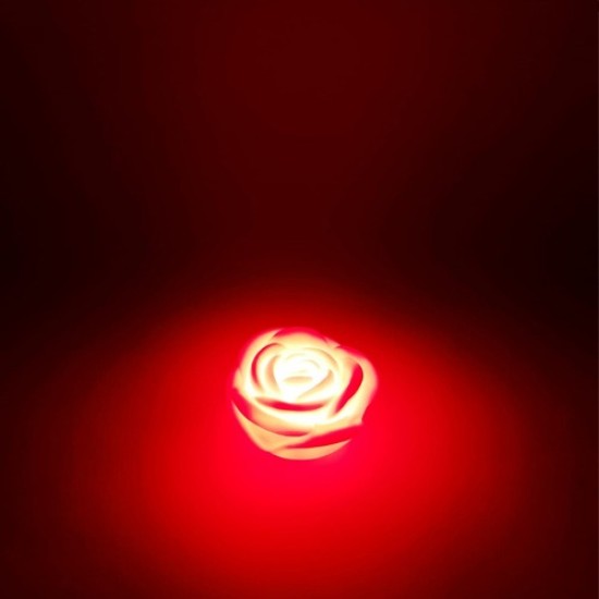 Led Işıklı Gül Mum Led Işıklı Gül Mum