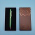 Mandala Desenli Kutulu Yeşil Touchpen Tükenmez Kalem