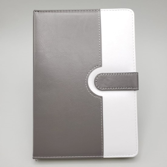 Tarihsiz Ajanda Defter Beyaz Gri Renk Tarihsiz Ajanda Defter Beyaz Gri Renk