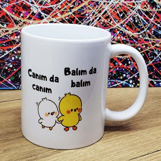 Canım Da Canım Balım Da Balım Tasarımlı Kupa Bardak Canım Da Canım Balım Da Balım Tasarımlı Kupa Bardak