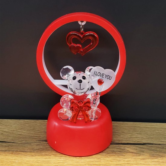 Işıklı Kırmızı I Love You Ayıcık Işıklı Kırmızı I Love You Ayıcık