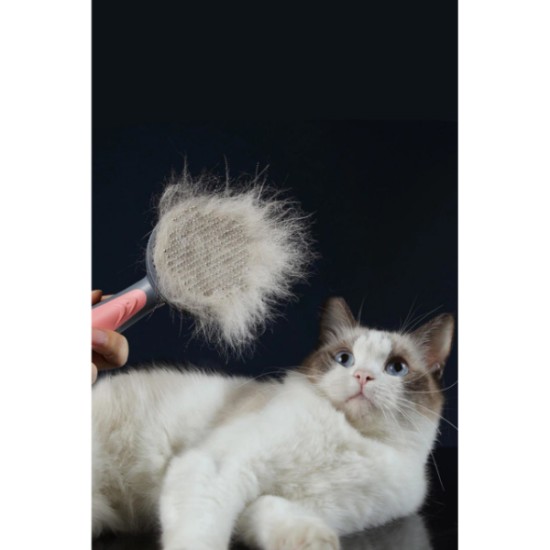 Otomatik Tuşlu Kendini Temizleyen Kedi Köpek Tarağı Otomatik Tuşlu Kendini Temizleyen Kedi Köpek Tarağı
