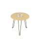 Bambu Metal Ayaklı Katlanabilir Yuvarlak Masa - 44.5 x 46 x 1.5 Cm Bambu Metal Ayaklı Katlanabilir Yuvarlak Masa - 44.5 x 46 x 1.5 Cm