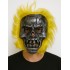 Wild Skull - Metal Kafatası Sarı Saçlı İskelet Maske