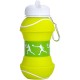 Tenis Topu Tasarımlı Akordiyon Su Şişesi Tenis Topu Tasarımlı Akordiyon Su Şişesi