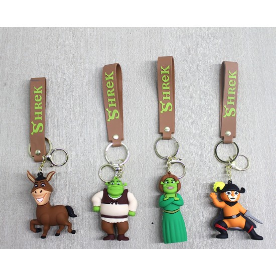 Shrek Karışık Karakterler Silikon Anahtarlık Shrek Karışık Karakterler Silikon Anahtarlık