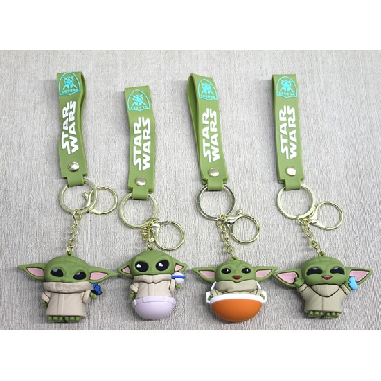 Baby Yoda Silikon Anahtarlık Baby Yoda Silikon Anahtarlık