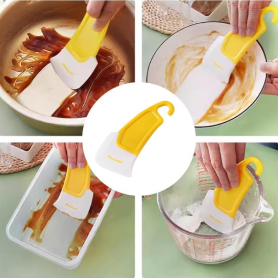 Silikon Uçlu Bulaşık Temizleme Kazıyıcı Spatula Silikon Uçlu Bulaşık Temizleme Kazıyıcı Spatula