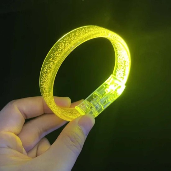 Sarı Led Işıklı Baskı Yapılabilen Pilli Bileklik Bilezik Sarı Led Işıklı Baskı Yapılabilen Pilli Bileklik Bilezik