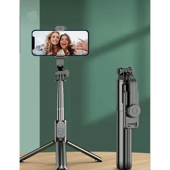 Kablosuz Uzaktan Kumandalı Tripod Selfie Çubuğu Kablosuz Uzaktan Kumandalı Tripod Selfie Çubuğu