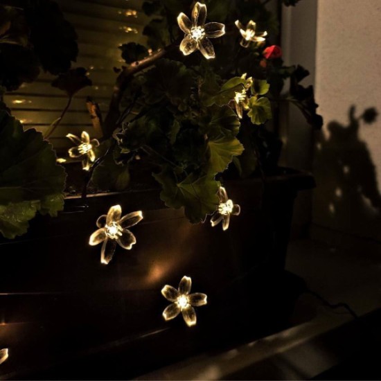 Solar 5m 50 Led Papatya Gün Işığı 8 Fonksiyonlu Solar 5m 50 Led Papatya Gün Işığı 8 Fonksiyonlu