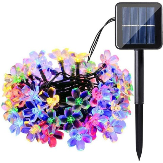 Solar 5m 50 Led Papatya RGB 8 Fonksiyonlu Solar 5m 50 Led Papatya RGB 8 Fonksiyonlu