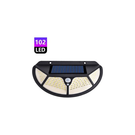 Fonksiyonel Sensörlü 122 Ledli Solar Bahçe Lambası